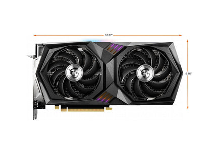 MSI Gaming GeForce RTX 3060 12GB GDDR6 PCI Express 4.0 Video Card RTX 3060 Gaming X 12G