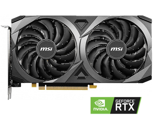 MSI Ventus GeForce RTX 3060 12GB GDDR6 PCI Express 4.0 Video Card RTX 3060 VENTUS 2X 12G