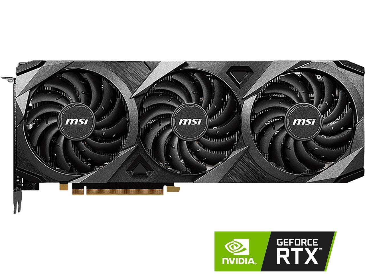 MSI Ventus GeForce RTX 3070 Ti 8GB PCI Express 4.0 x16 Video Card RTX 3070 Ti VENTUS 3X 8G
