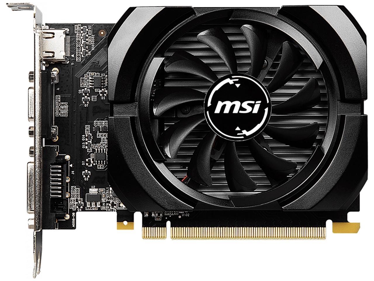 MSI GeForce GT 730 4GB DDR3 PCI Express 2.0 x16 Video Card N730K-4GD3/OCV1