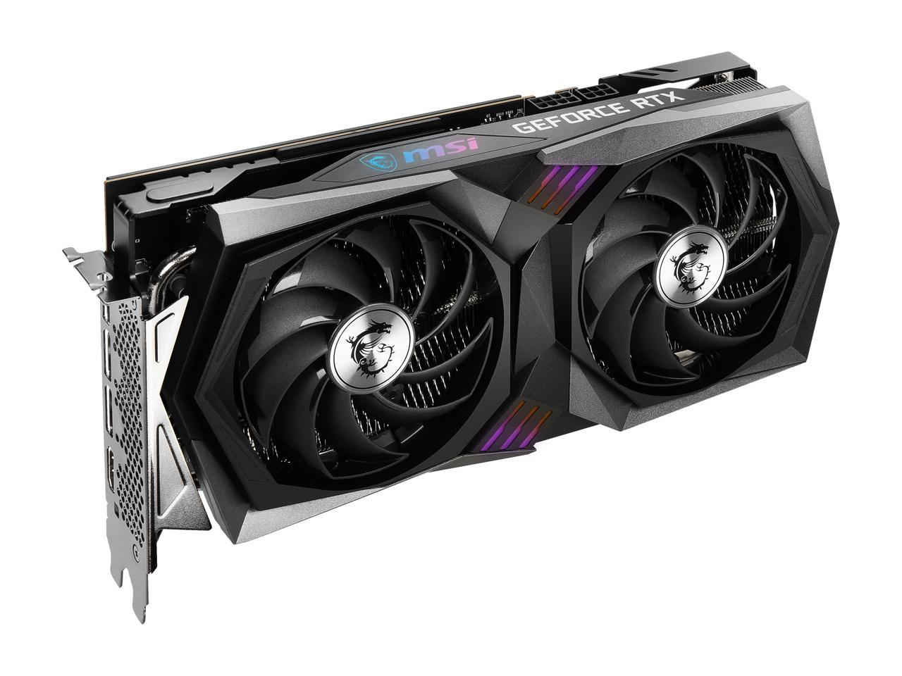 MSI Gaming GeForce RTX 3060 Ti 8GB GDDR6 PCI Express 4.0 x16 Video Card RTX 3060 Ti Gaming X 8G LHR