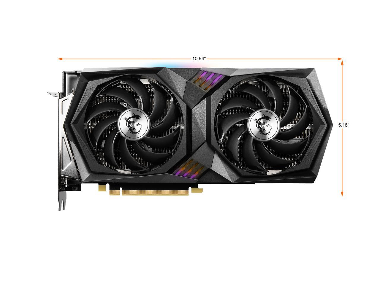 MSI Gaming GeForce RTX 3060 Ti 8GB GDDR6 PCI Express 4.0 x16 Video Card RTX 3060 Ti Gaming X 8G LHR