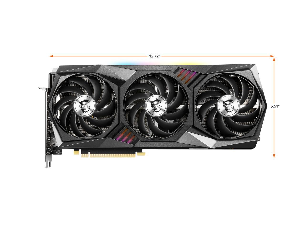 MSI Gaming GeForce RTX 3080 10GB GDDR6X PCI Express 4.0 x16 ATX Video Card RTX 3080 GAMING Z TRIO 10G LHR