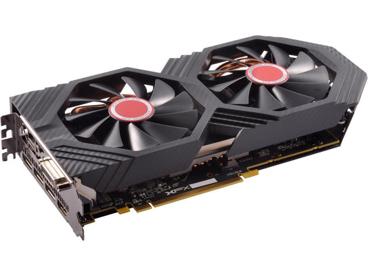 XFX Radeon RX 580 GTS Black Edition 1405 MHz OC+, 8GB 256-bit GDDR5, DX12 VR Ready, Double Dissipation, Dual BIOS, PCI-E AMD Graphics Card (RX-580P828D6)