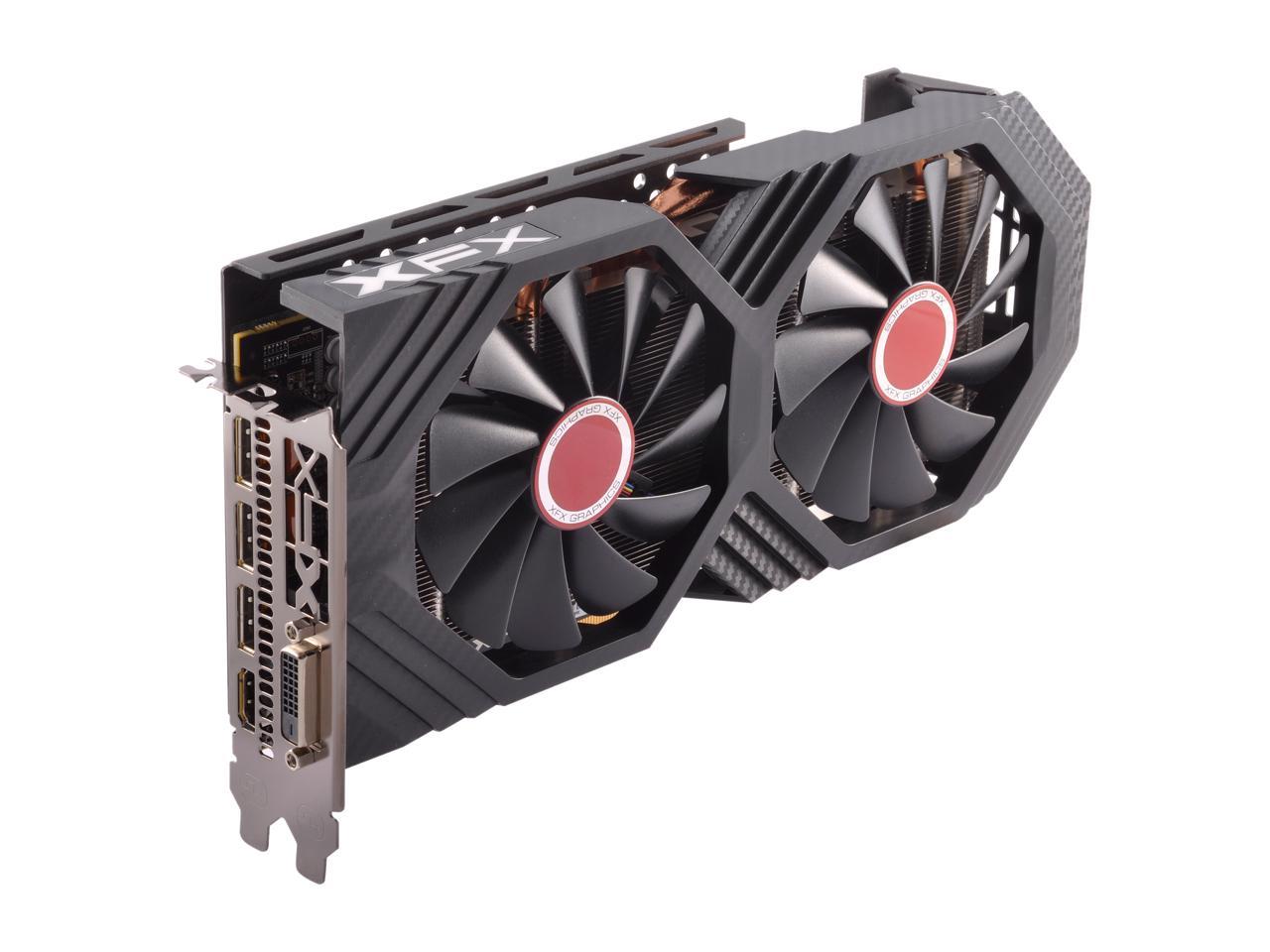 XFX Radeon RX 580 GTS Black Edition 1405 MHz OC+, 8GB 256-bit GDDR5, DX12 VR Ready, Double Dissipation, Dual BIOS, PCI-E AMD Graphics Card (RX-580P828D6)