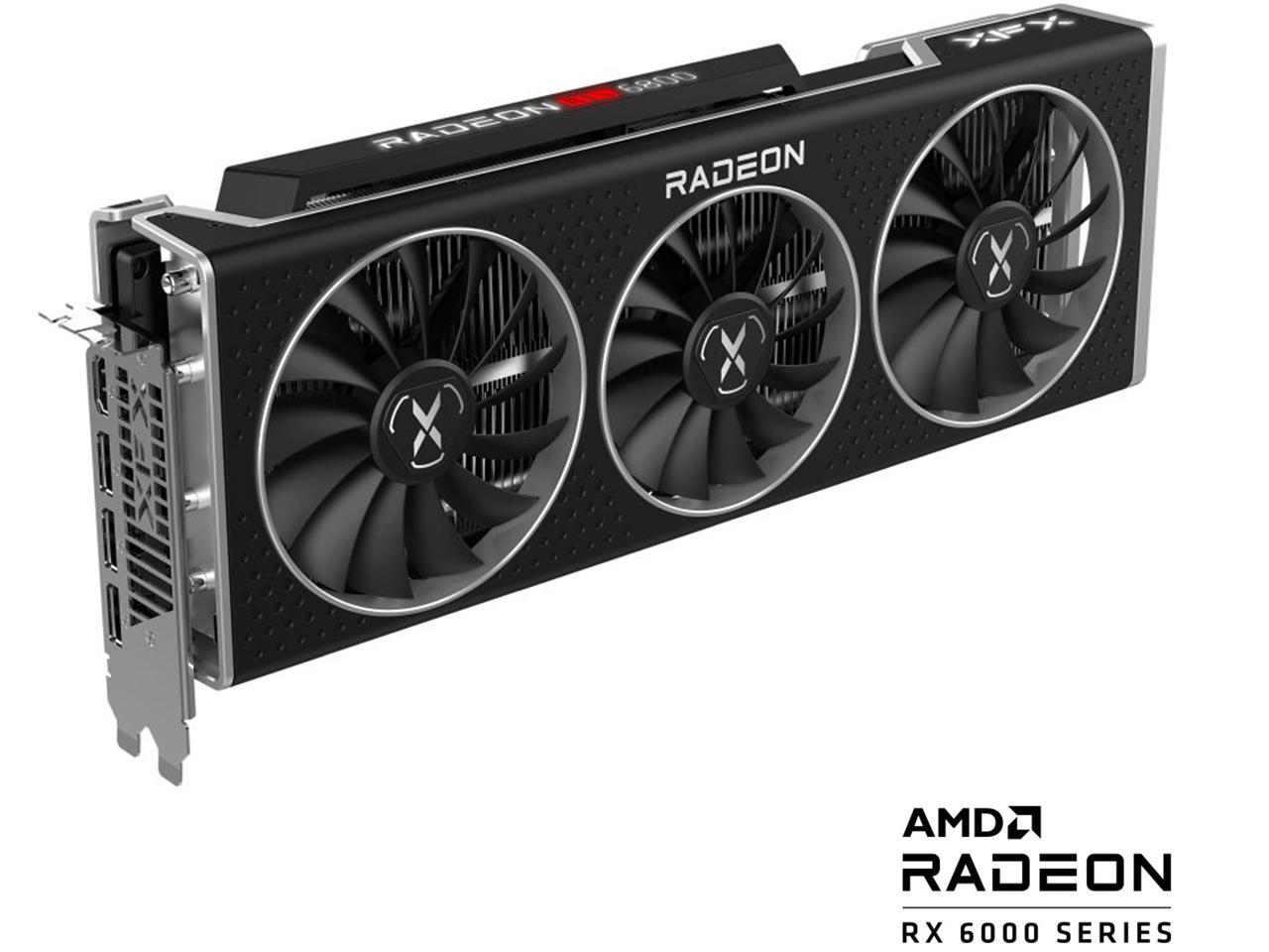 XFX Speedster MERC319 Radeon RX 6800 BLACK 16GB GDDR6 HDMI DisplayPort PCIe 4.0 Gaming Graphic Card, RX-68XLATBD9