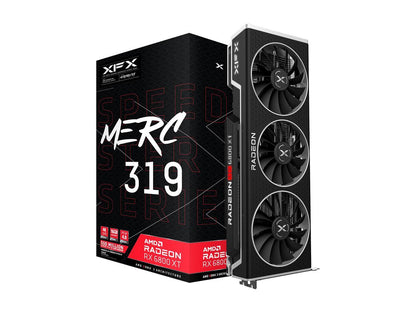 XFX SPEEDSTER MERC319 AMD Radeon RX 6800 XT CORE Gaming Graphics Card with 16GB GDDR6 HDMI 3 x DP, AMD RDNA 2 (RX-68XTALFD9)