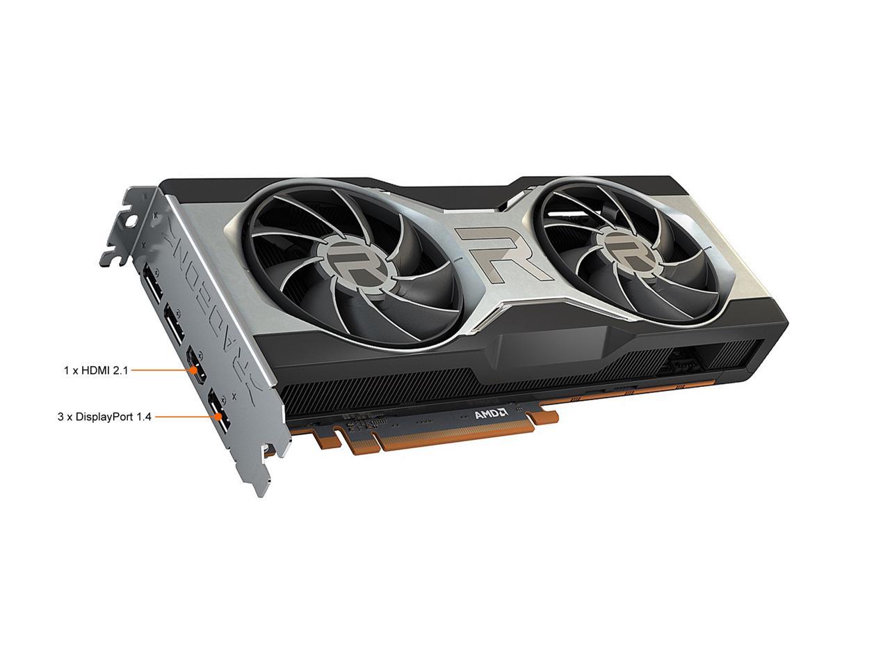 XFX Radeon RX 6700 XT Gaming Graphics Card with 12GB GDDR6 Memory, Powered by AMD RDNA 2, HDMI 2.1 (RX-67TMYDFD8)