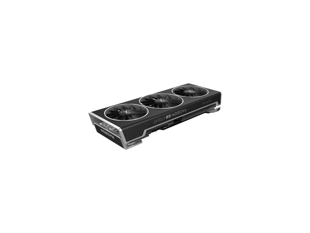 XFX SPEEDSTER QICK319 AMD Radeon RX 6700 XT BLACK Gaming Graphics Card with 12GB GDDR6, HDMI 3 x DP, AMD RDNA 2