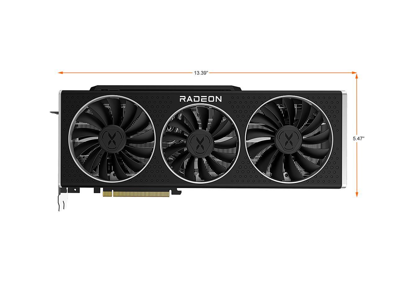 XFX SPEEDSTER MERC319 AMD Radeon RX 6900 XT LIMITED BLACK Gaming Graphics Card with 16GB GDDR6, AMD RDNA 2, RX-69XTACSD9