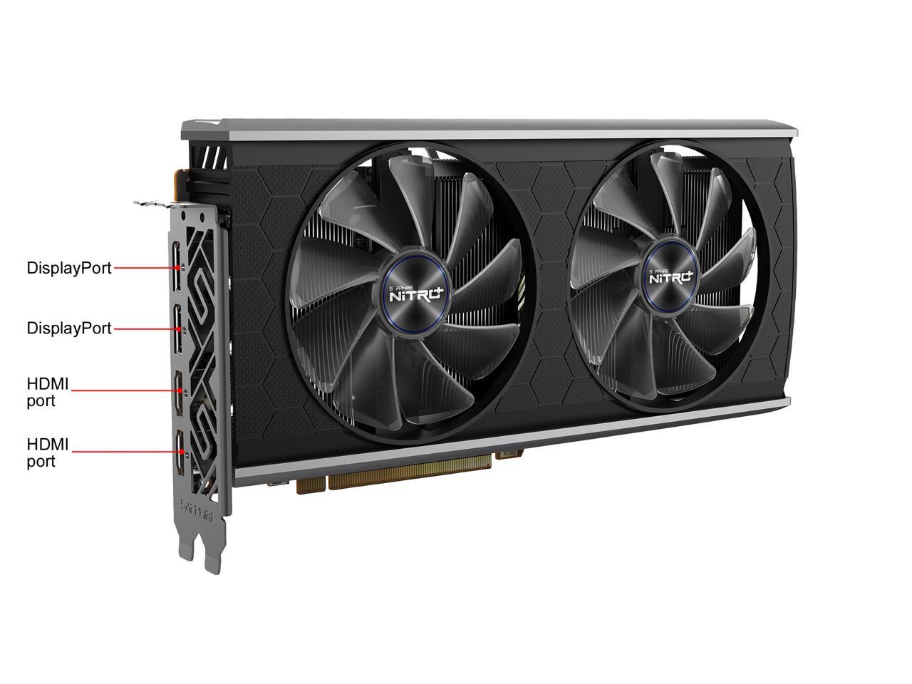 SAPPHIRE NITRO+ Radeon RX 5500 XT DirectX 12 100418NT+8GSEL 8GB 128-Bit GDDR6 PCI Express 4.0 ATX Video Card, Special Edition