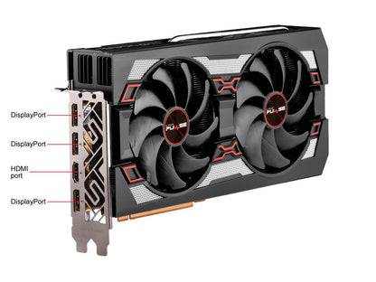 SAPPHIRE PULSE Radeon RX 5600 XT DirectX 12 100419P6GL 6GB 192-Bit GDDR6 PCI Express 4.0 ATX Video Card