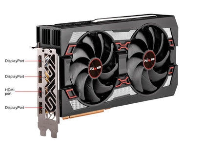 SAPPHIRE PULSE Radeon RX 5600 XT DirectX 12 11296-01-20G 6GB 192-Bit GDDR6 PCI Express 4.0 ATX Video Card