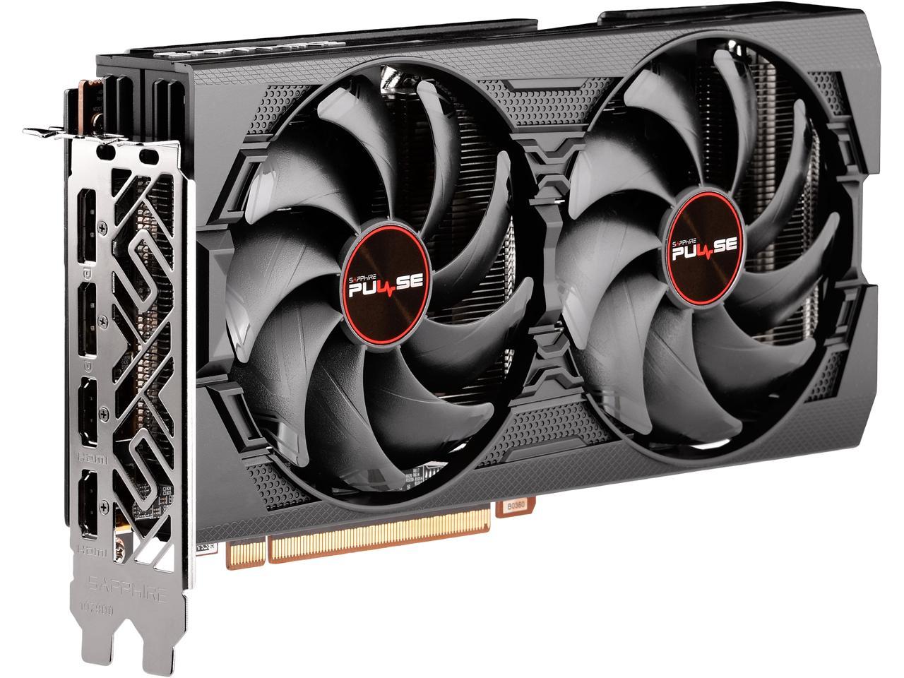 Sapphire Pulse RX 5600 XT BE 6GB GDDR6 PCI-E DUAL HDMI / DUAL DP OC w/ Backplate (UEFI)