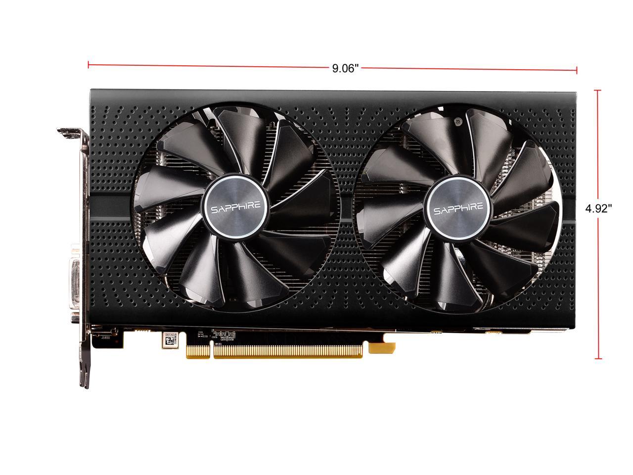 SAPPHIRE PULSE Radeon RX 580 DirectX 12 11265-09CPO 4GB 256-Bit GDDR5 CrossFireX Support ATX Video Card