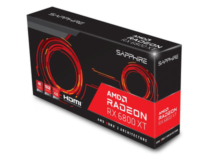 SAPPHIRE Radeon RX 6800 XT DirectX 12 21304-01-20G 16GB 256-Bit GDDR6 PCI Express 4.0 x16 ATX Video Card