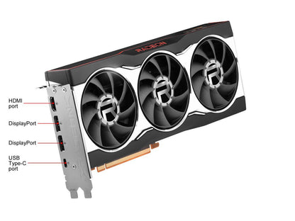 SAPPHIRE Radeon RX 6800 DirectX 12 21305-01-20G 16GB 256-Bit GDDR6 PCI Express 4.0 x16 ATX Video Card