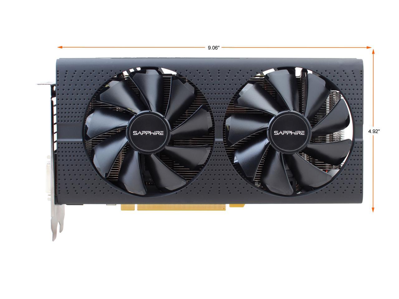 SAPPHIRE PULSE Radeon RX 580 DirectX 12 11265-05-20T 8GB 256-Bit GDDR5 PCI Express 3.0 x16 CrossFireX Support ATX Video Card