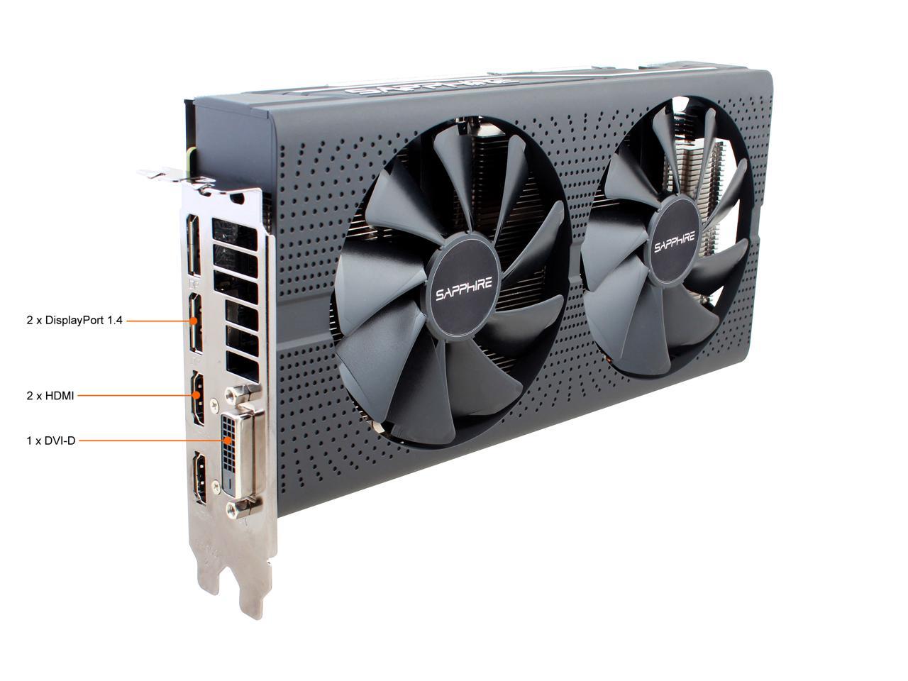 SAPPHIRE PULSE Radeon RX 580 DirectX 12 11265-05-20T 8GB 256-Bit GDDR5 PCI Express 3.0 x16 CrossFireX Support ATX Video Card