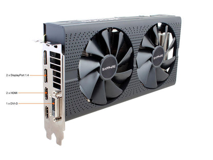 SAPPHIRE PULSE Radeon RX 580 DirectX 12 11265-05-20T 8GB 256-Bit GDDR5 PCI Express 3.0 x16 CrossFireX Support ATX Video Card