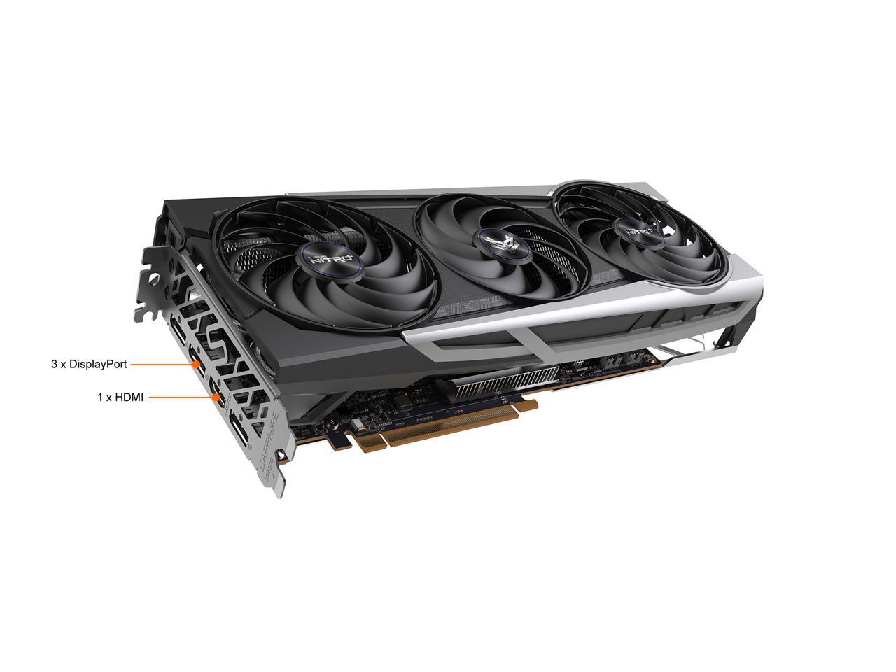 Sapphire Nitro+ AMD Radeon RX 6700 XT Gaming OC Video Card, 12GB GDDR6 HDMI / Triple DP (11306-01-20T)
