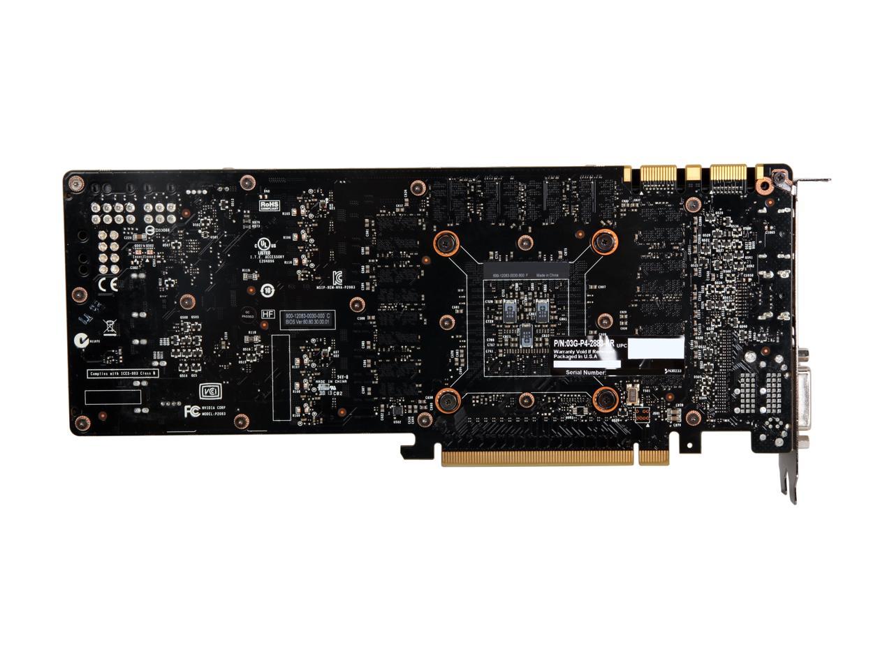 EVGA 03G-P4-2883-KR G-SYNC Support GeForce GTX 780 Ti Superclocked 3GB 384-Bit GDDR5 PCI Express 3.0 SLI Support Video Card