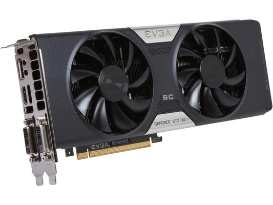 EVGA 03G-P4-2884-KR G-SYNC Support GeForce GTX 780 Ti Superclocked 3GB 384-Bit GDDR5 PCI Express 3.0 SLI Support w/EVGA ACX Cooler Video Card