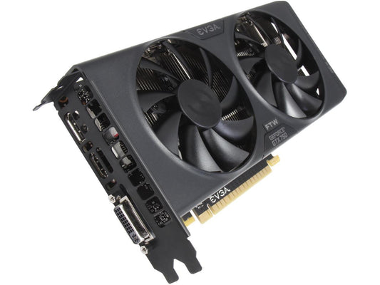EVGA 01G-P4-2757-KR G-SYNC Support GeForce GTX 750 1GB 128-Bit GDDR5 PCI Express 3.0 FTW w/ ACX Cooler Video Card