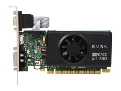 EVGA GeForce GT 730 2GB GDDR5 PCI Express 2.0 Low Profile Video Card 02G-P3-3733-KR