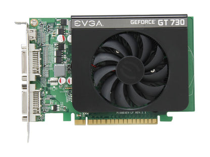 EVGA GeForce GT 730 DirectX 12 01G-P3-2731-KR 1GB 128-Bit DDR3 PCI Express 2.0 Video Card
