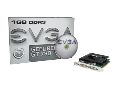 EVGA GeForce GT 730 DirectX 12 01G-P3-2731-KR 1GB 128-Bit DDR3 PCI Express 2.0 Video Card