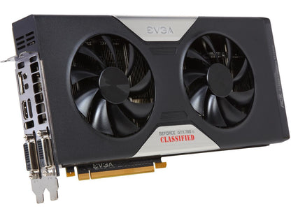 EVGA GeForce GTX 780 Ti DirectX 12 03G-P4-2887-KR 3GB 384-Bit GDDR5 PCI Express 3.0 x16 SLI Support Video Card