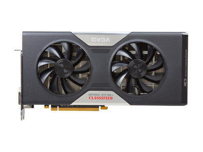 EVGA GeForce GTX 780 Ti DirectX 12 03G-P4-2887-KR 3GB 384-Bit GDDR5 PCI Express 3.0 x16 SLI Support Video Card