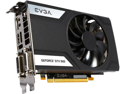 EVGA GeForce GTX 960 02G-P4-2962-KR 2GB SC GAMING, Only 6.8 inches, Perfect for mITX Build Graphics Card