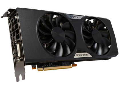 EVGA GeForce GTX 960 DirectX 12 02G-P4-2968-KR 2GB 128-Bit GDDR5 PCI Express 3.0 x16 HDCP Ready SLI Support FTW ACX 2.0+ Video Card