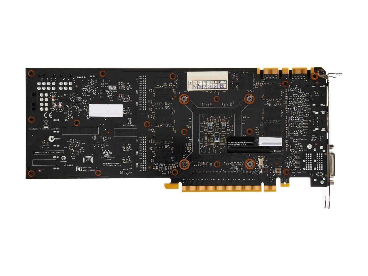 EVGA SuperClocked 03G-P4-2785-RX GeForce GTX 780 3GB 384-Bit GDDR5 PCI Express 3.0 SLI Support Video Card Factory Refurbished