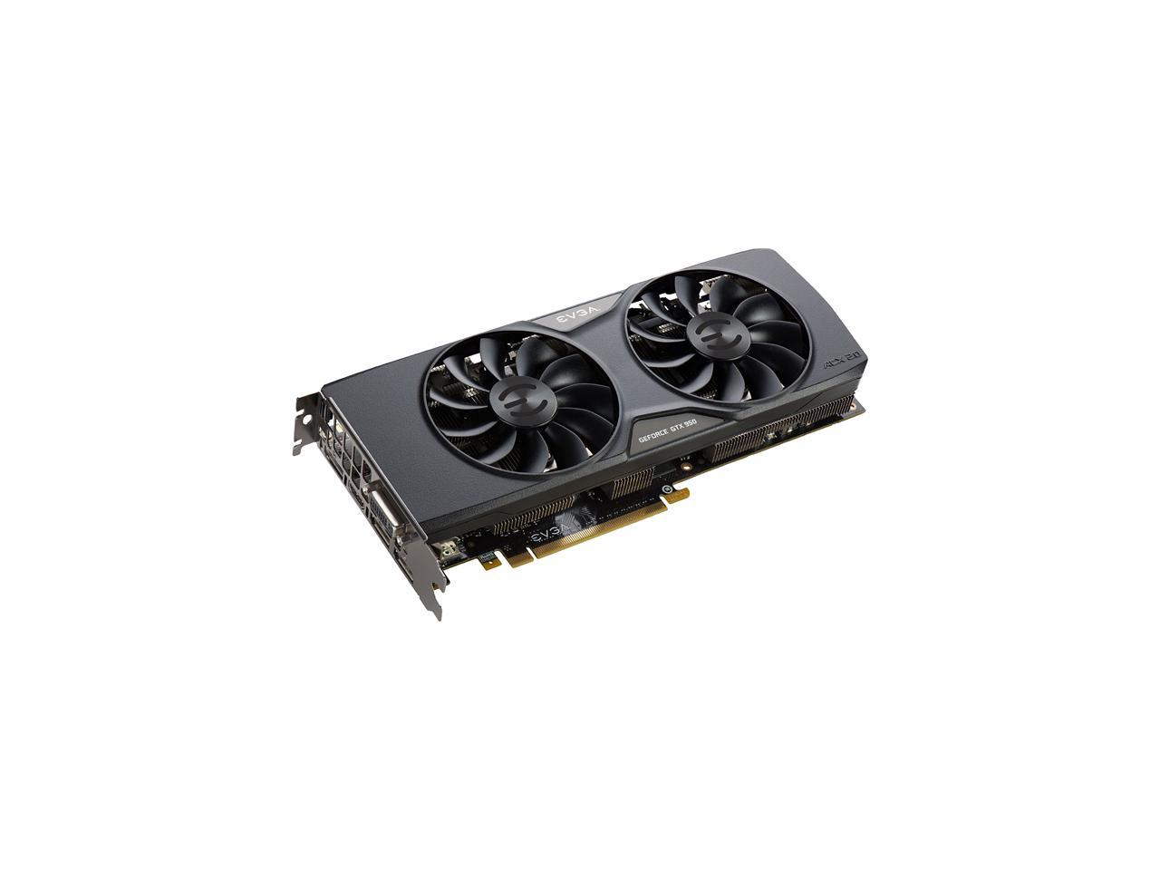 EVGA GeForce GTX 950 DirectX 12 02G-P4-1953-KR 2GB 128-Bit GDDR5 PCI Express 3.0 x16 SLI Support Video Card