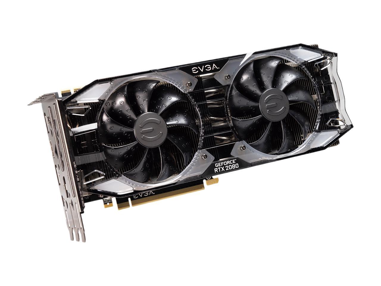 EVGA GeForce RTX 2080 XC ULTRA GAMING, 08G-P4-2183-KR, 8GB GDDR6, Dual HDB Fans & RGB LED