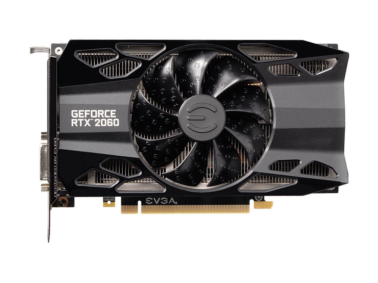 EVGA GeForce RTX 2060 XC GAMING, 6GB GDDR6, HDB Fan Graphics Card 06G-P4-2063-KR