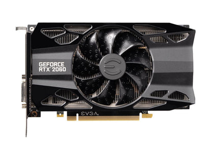 EVGA GeForce RTX 2060 XC BLACK GAMING, 6GB GDDR6, HDB Fan Graphics Card 06G-P4-2061-KR