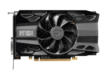 EVGA GeForce GTX 1660 Ti XC GAMING, 06G-P4-1263-KR, 6GB GDDR6, HDB Fan