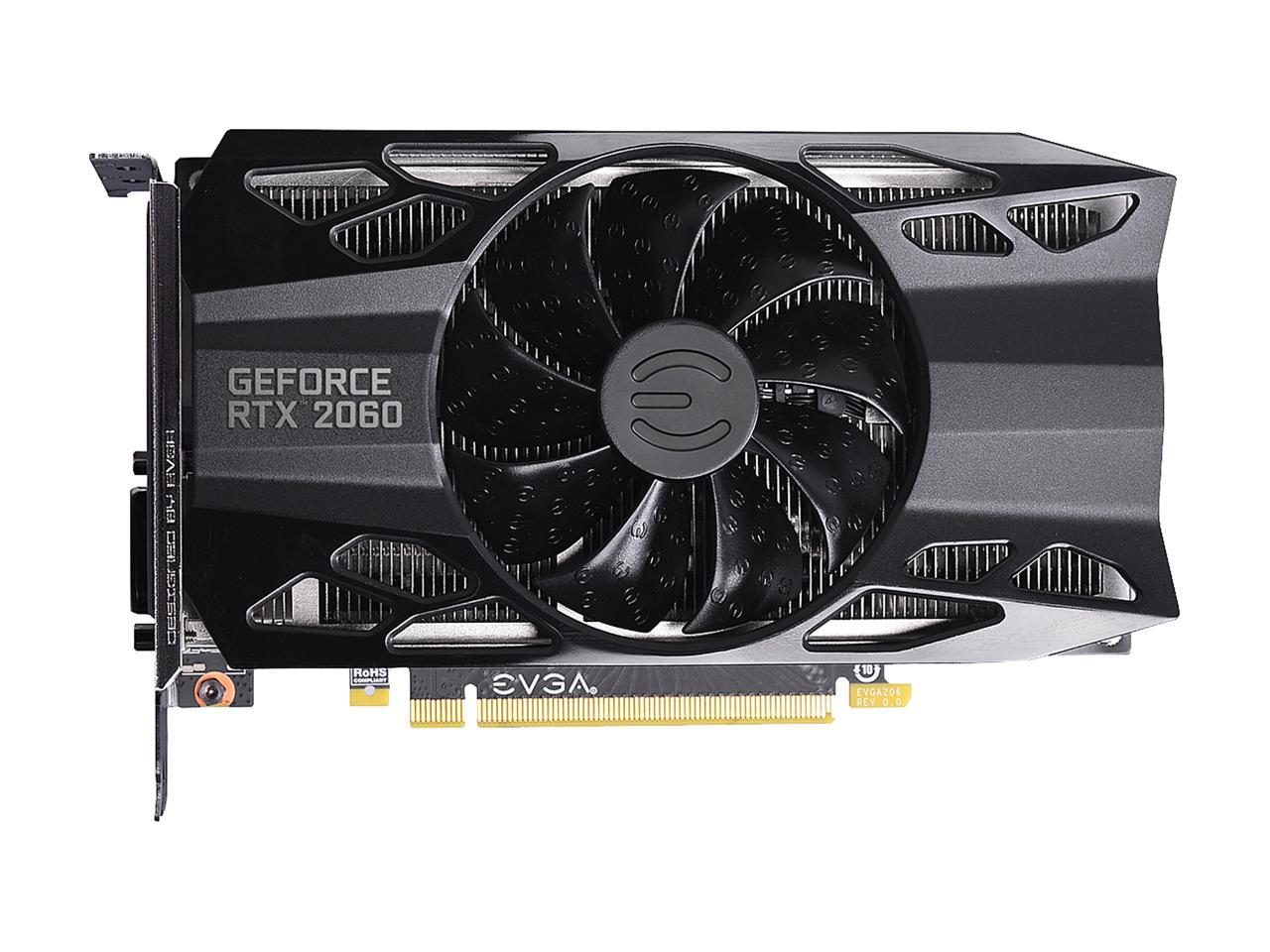 EVGA GeForce RTX 2060 SC GAMING, 06G-P4-2062-KR, 6GB GDDR6, HDB Fan