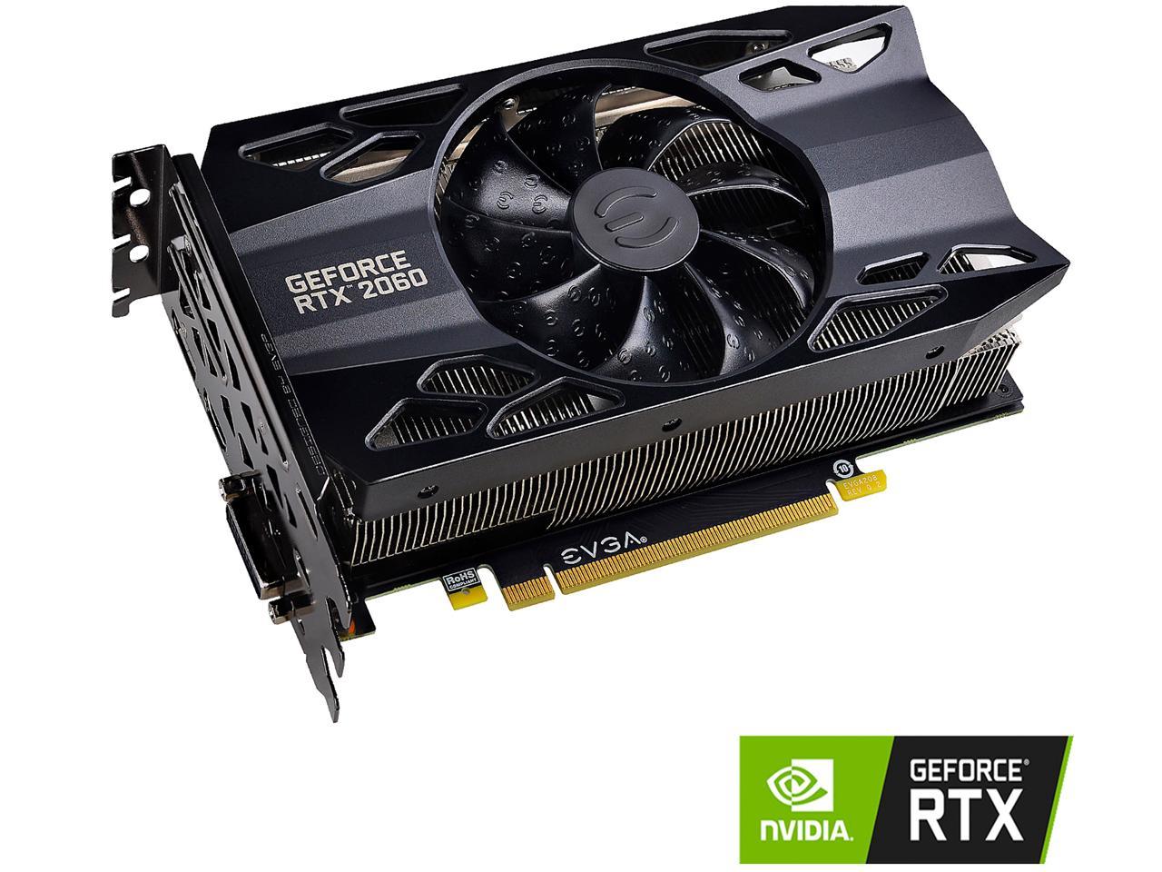 EVGA GeForce RTX 2060 GAMING, 06G-P4-2060-KR, 6GB GDDR6, HDB Fan