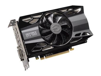 EVGA GeForce GTX 1660 XC Black GAMING, 06G-P4-1161-KR, 6GB GDDR5, HDB Fan