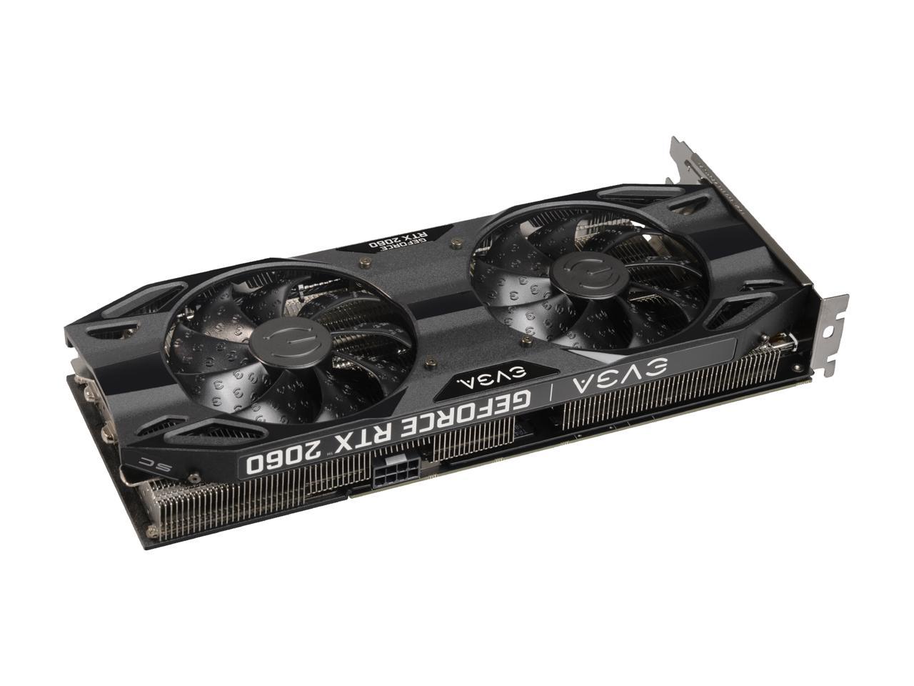 EVGA GeForce RTX 2060 SC Ultra GAMING, 06G-P4-2067-KR, 6GB GDDR6, Dual HDB Fans