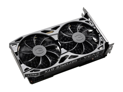 EVGA GeForce GTX 1660 Ti SC ULTRA GAMING, 06G-P4-1667-KR, 6GB GDDR6, Dual Fan, Metal Backplate