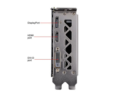 EVGA GeForce GTX 1660 Ti SC ULTRA GAMING, 06G-P4-1667-KR, 6GB GDDR6, Dual Fan, Metal Backplate