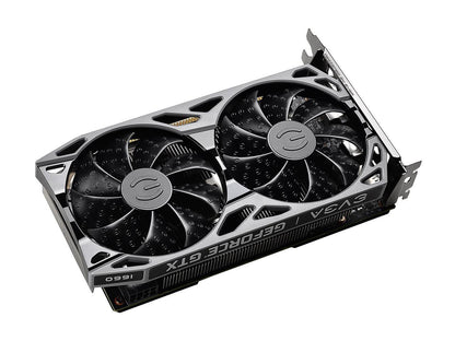 EVGA GeForce GTX 1660 SC ULTRA GAMING, 06G-P4-1067-KR, 6GB GDDR5, Dual Fan, Metal Backplate
