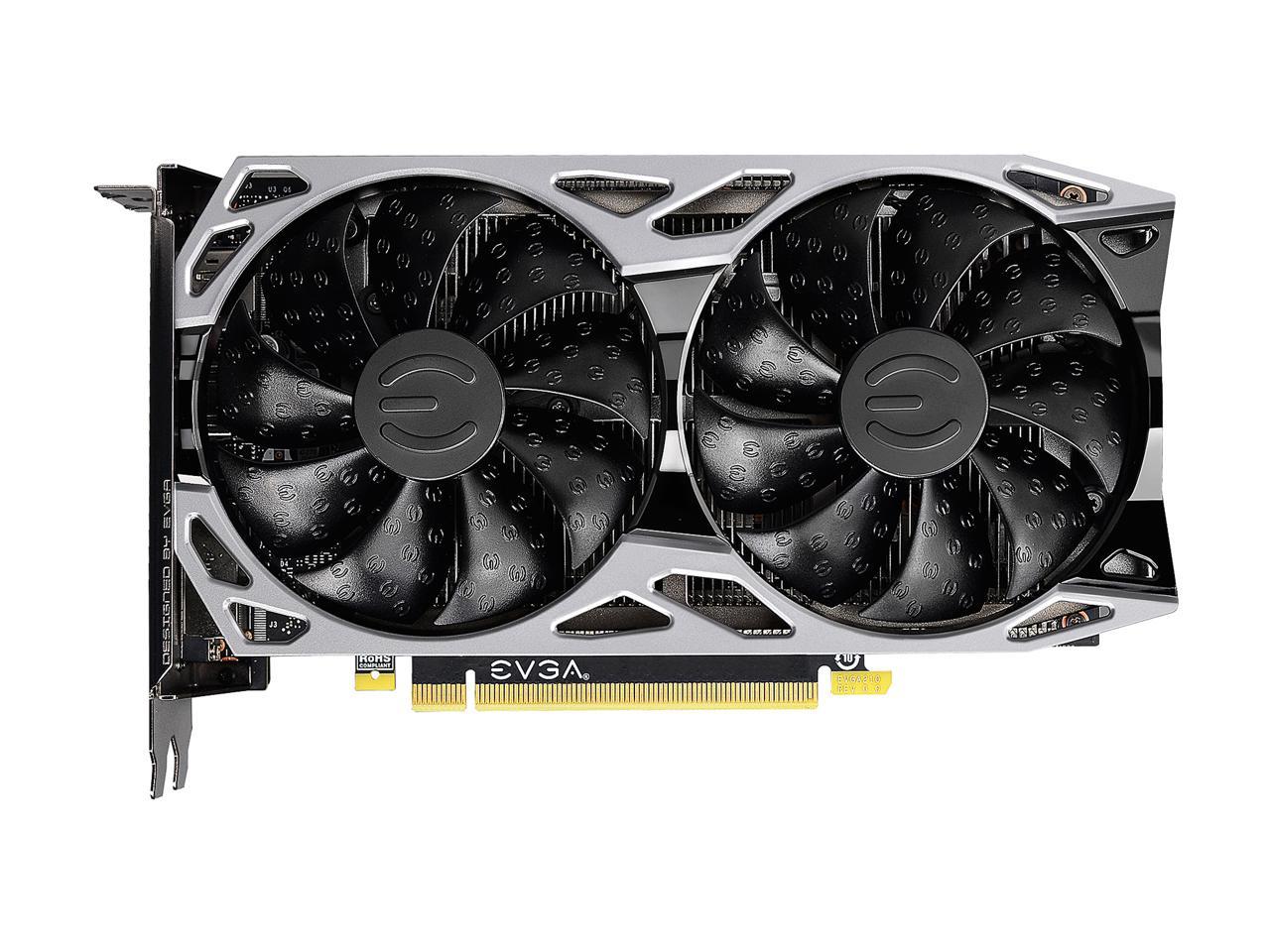 EVGA GeForce GTX 1660 SC ULTRA GAMING, 06G-P4-1067-KR, 6GB GDDR5, Dual Fan, Metal Backplate
