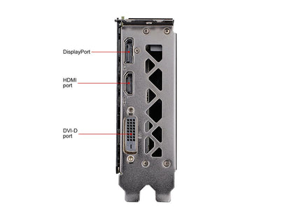 EVGA GeForce GTX 1660 SC ULTRA GAMING, 06G-P4-1067-KR, 6GB GDDR5, Dual Fan, Metal Backplate